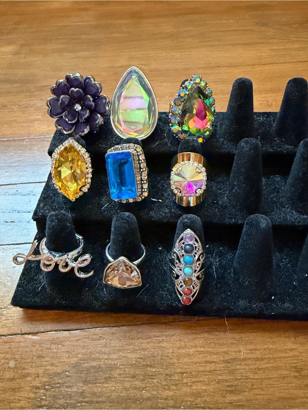 Assorted Multi-Color Statement Rings - Women Jewelry - Picture 5 of 8